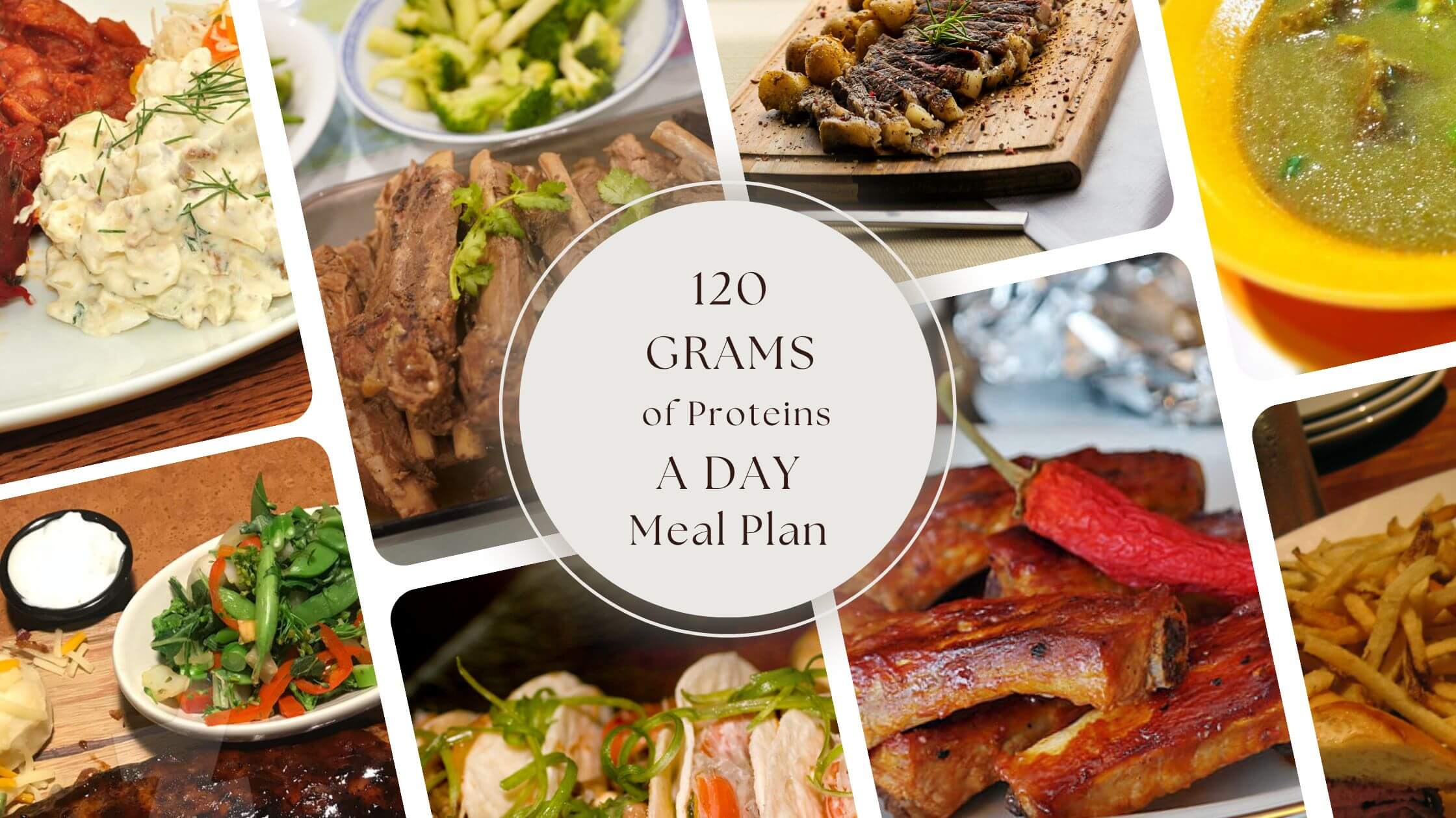 120 grams of protein a day meal plan