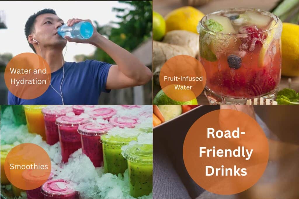 Road Friendly Drinks Quick & Healthy Road Trip Lunch Ideas to Keep You Energized